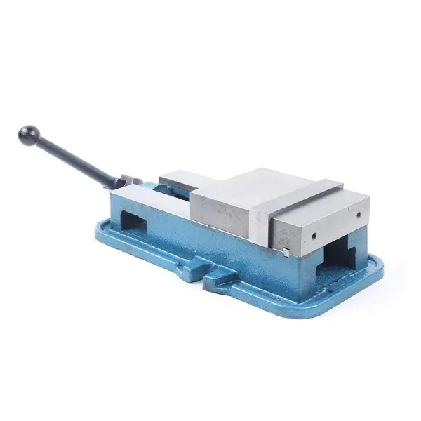 6" Precisiespanschroef voor boormachines, freespers, tafelklem, blauw