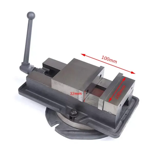 Precisie draaitafel bankschroef 100 mm Precisie bankschroef 4 inch kaakbreedte Precisie draaitafel bankschroef 100 mm Precisie bankschroef 4 inch kaakbreedte