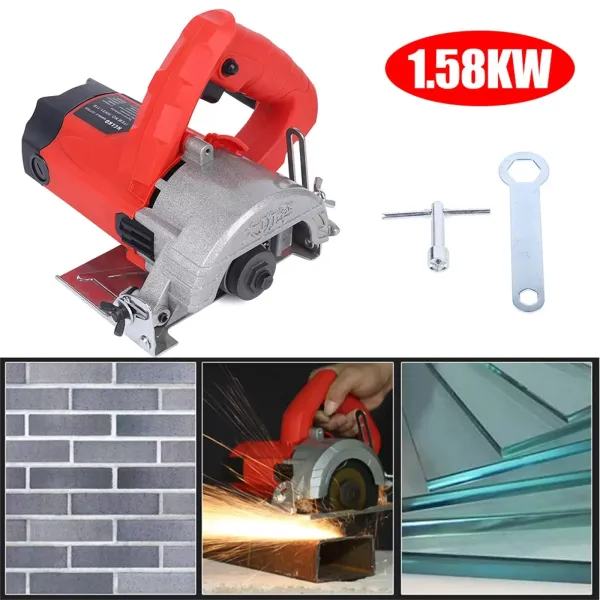 Draagbare cirkelzaag met 2 zaagbladen - Precisie-invalzaag - 1800 W - 13000 tpm - Ideaal voor het zagen van hout