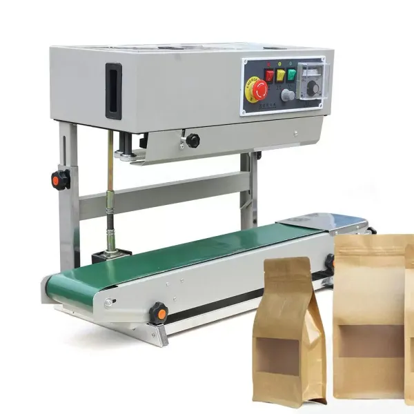 Plastic Automatische Sluitmachine FR-770 Sluitmachine Elektrische Druk Handmatige Voedsel Thermische Sealer 800W 24 m/min