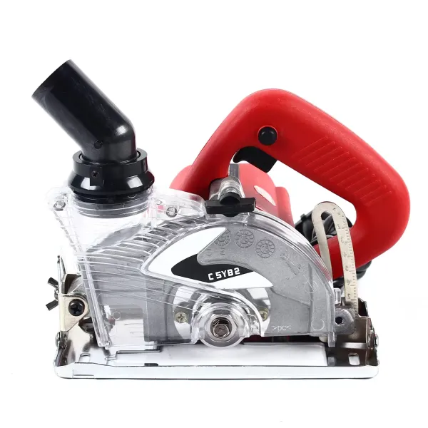 1800 W 18000 rpm Elektrische Muur Groover Machine Stofvrij 125mm Muur Groover voor Steen Marmer Beton Hout