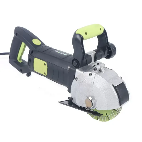 Wandgleuffrees 2700 W 6 diamantschijven 133 mm Granit Scanalature | met Wall Chaser-stofzuiger