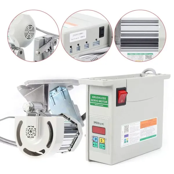 650W industriële naaimachine borstelloze motor 4K RPM servomotor Laag stroomverbruik industriële machine