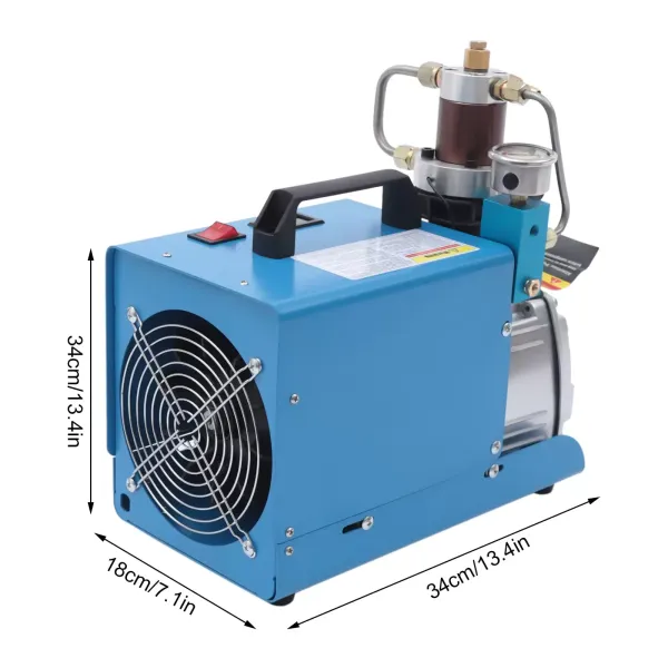 Hoge compressie luchtpomp, 1800 W hogedrukpomp voor opblaasbare boten 2800 tpm en 130 l/min stroomsnelheid bereikt Hoge compressie luchtpomp, 1800 W hogedrukpomp voor opblaasbare boten 2800 tpm en 130 l/min stroomsnelheid bereikt