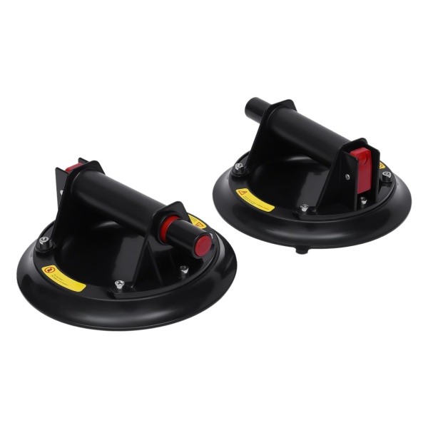 Set van 2 raamvacuümzuigheffers - voor vlakke en gladde oppervlakken - maximale belasting: 220 lbs