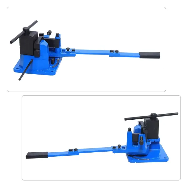 Metalen buigmachine voor lintstaalband, platstaal, rondstaal en hoekstaal, handmatige buigmachine max. 120° Metalen buigmachine voor lintstaalband, platstaal, rondstaal en hoekstaal, handmatige buigmachine max. 120°