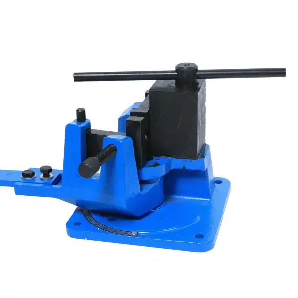 Metalen buigmachine voor lintstaalband, platstaal, rondstaal en hoekstaal, handmatige buigmachine max. 120° Metalen buigmachine voor lintstaalband, platstaal, rondstaal en hoekstaal, handmatige buigmachine max. 120°