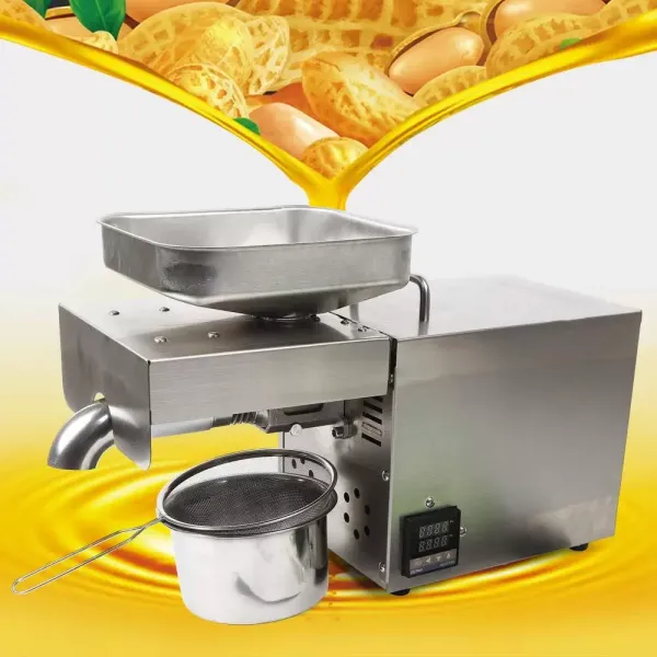 610 W elektrische olie-extractor, roestvrijstalen oliepersmachine