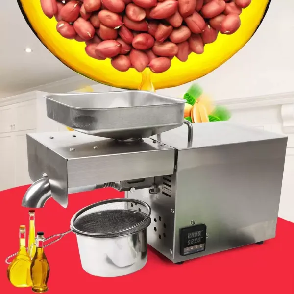 610 W elektrische olie-extractor, roestvrijstalen oliepersmachine