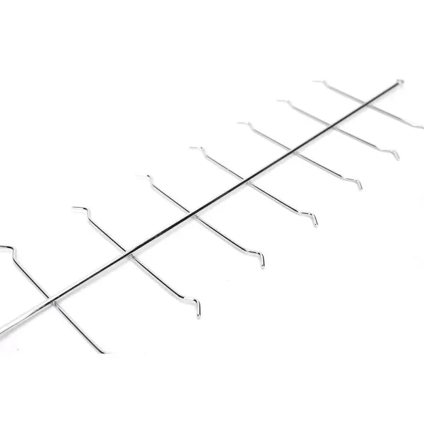 10-pack aluminium brilhouders voor zonnebrillen - opslag en display (14 paar zonder slot)