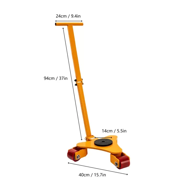 6600LBS machinetransportchassis, zware zwenkwielen, 360° draaibaar, meubelglijders 6600LBS machinetransportchassis, zware zwenkwielen, 360° draaibaar, meubelglijders