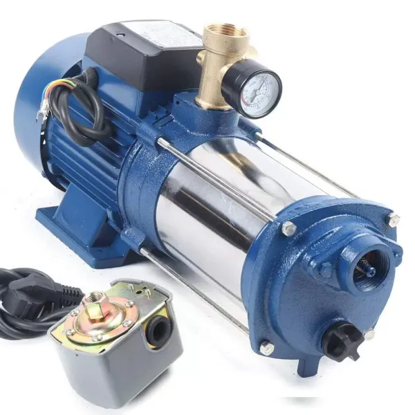 Centrifugaalpomp 1800 W Tuinpomp met motorbeveiligingsschakelaar 2850 tpm.