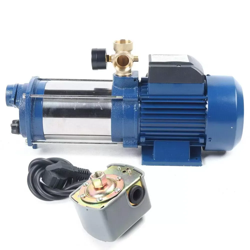 Centrifugaalpomp 1800 W Tuinpomp met motorbeveiligingsschakelaar 2850 tpm.