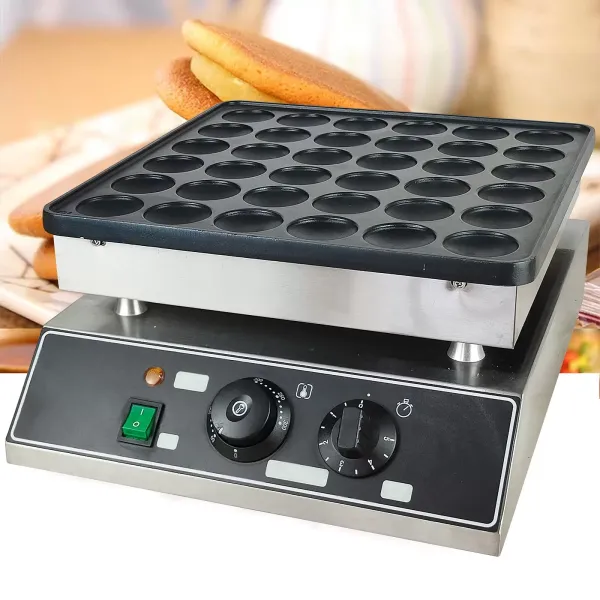 220 V 1000 W Bubble Wafelijzer, 36 Gaten Rvs Eierwafelijzer, Hong Kong Stijl Bubble Ei Wafelijzer