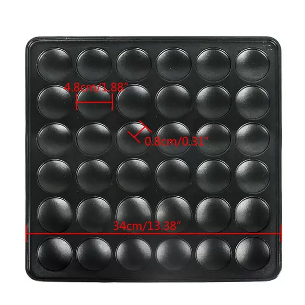 220 V 1000 W Bubble Wafelijzer, 36 Gaten Rvs Eierwafelijzer, Hong Kong Stijl Bubble Ei Wafelijzer