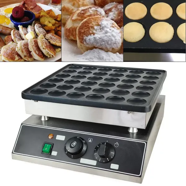 220 V 1000 W Bubble Wafelijzer, 36 Gaten Rvs Eierwafelijzer, Hong Kong Stijl Bubble Ei Wafelijzer