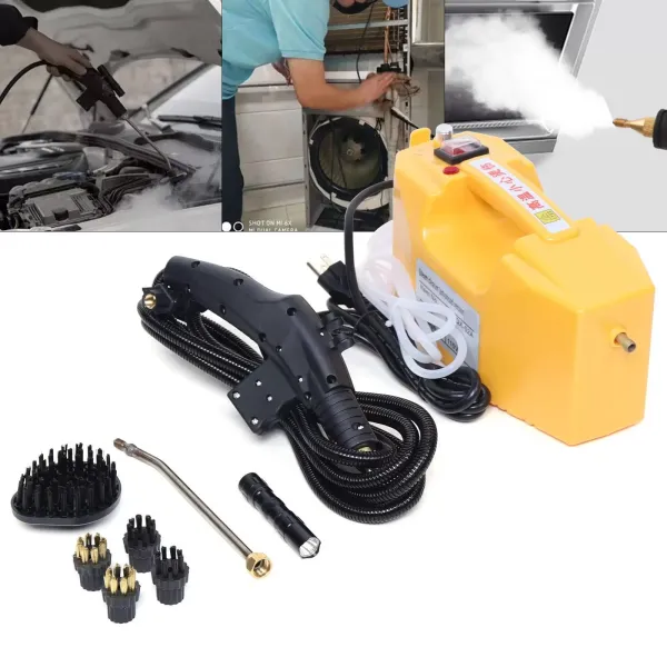 Elektrische Hogedruk Stoomreiniger - Mobiele Stoomgenerator - 220V - 2600W - Geel