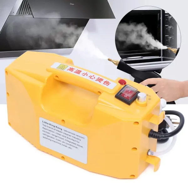 Elektrische Hogedruk Stoomreiniger - Mobiele Stoomgenerator - 220V - 2600W - Geel