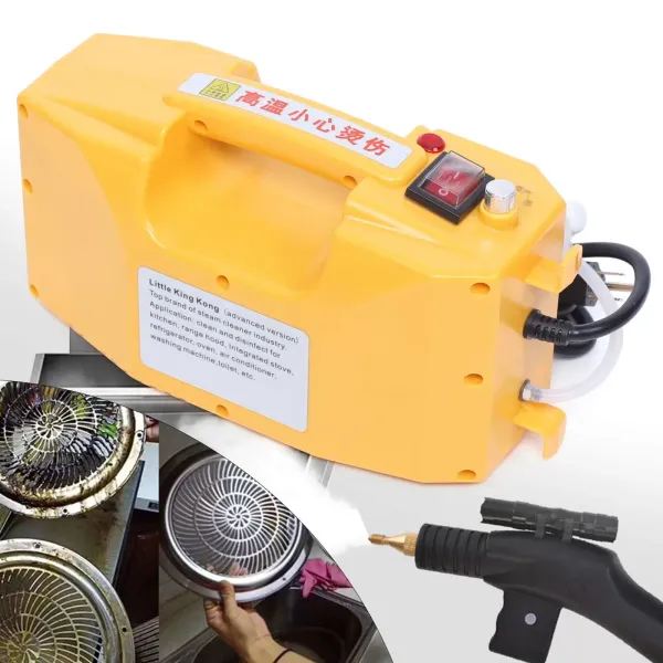 Elektrische Hogedruk Stoomreiniger - Mobiele Stoomgenerator - 220V - 2600W - Geel