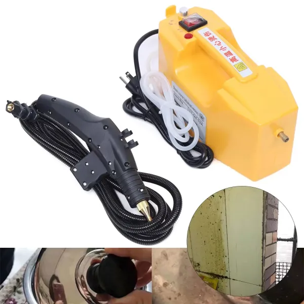Elektrische Hogedruk Stoomreiniger - Mobiele Stoomgenerator - 220V - 2600W - Geel