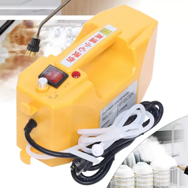 Elektrische Hogedruk Stoomreiniger - Mobiele Stoomgenerator - 220V - 2600W - Geel