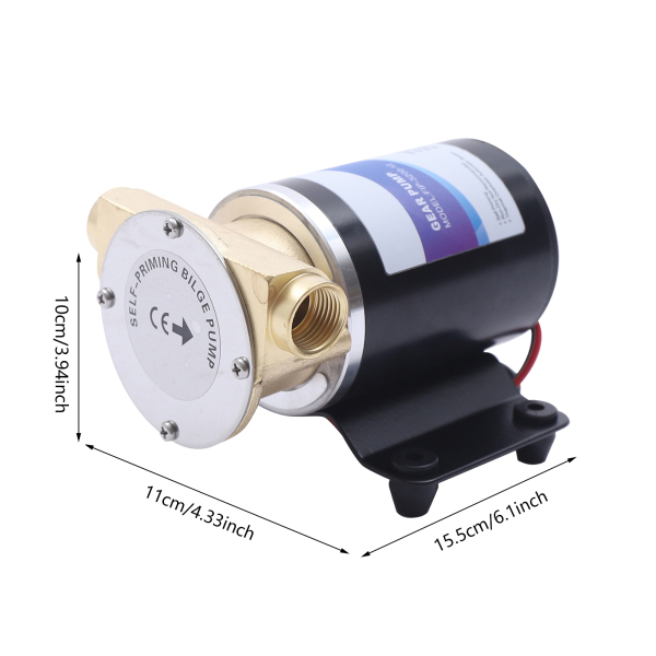 12 V membraanwaterpomp - Zelfaanzuigende drukpomp 30 l/min - Vóór het spoelen van dek en anker 12 V membraanwaterpomp - Zelfaanzuigende drukpomp 30 l/min - Vóór het spoelen van dek en anker