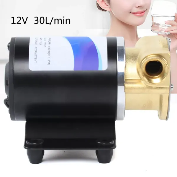 12 V membraanwaterpomp - Zelfaanzuigende drukpomp 30 l/min - Vóór het spoelen van dek en anker 12 V membraanwaterpomp - Zelfaanzuigende drukpomp 30 l/min - Vóór het spoelen van dek en anker