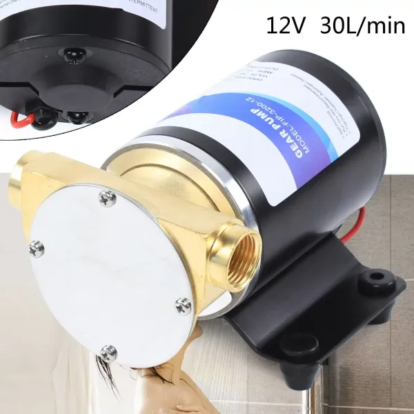 12 V membraanwaterpomp - Zelfaanzuigende drukpomp 30 l/min - Vóór het spoelen van dek en anker 12 V membraanwaterpomp - Zelfaanzuigende drukpomp 30 l/min - Vóór het spoelen van dek en anker
