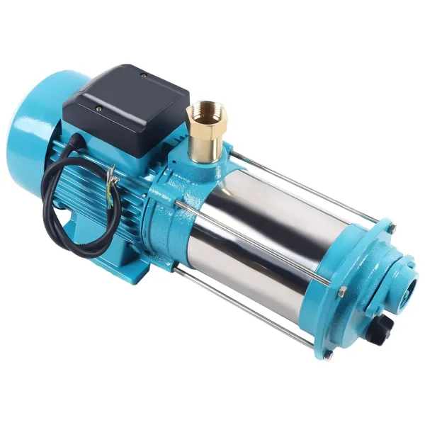 Centrifugaal tuinpomp IP44 1300 W 4000 l/u 2850 rpm met regelaar in RVS en gietijzer
