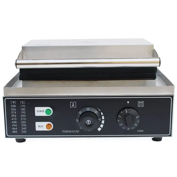 Commerciële tosti-ijzer - voor wafels, snacks, noten, elektrische grill - 1500 W - 50 ~ 300 °C