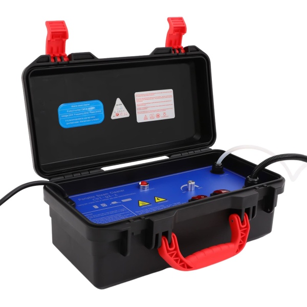 Hoge temperatuur stoomreiniger 220V 3000W 1m toevoerslang 2,5m 3-5 bar voor airconditioning, afzuigkap, auto