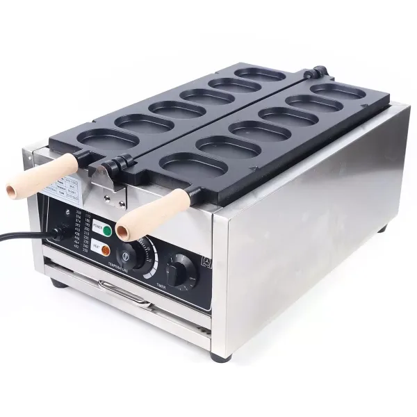Commercieel wafelijzer - Wafelijzer - Wafelijzer - Incubator - Pannenkoeken - Elektrisch wafelijzer - Antiaanbaklaag - 3000 W