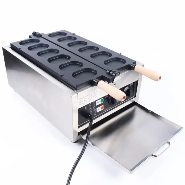 Commercieel wafelijzer - Wafelijzer - Wafelijzer - Incubator - Pannenkoeken - Elektrisch wafelijzer - Antiaanbaklaag - 3000 W