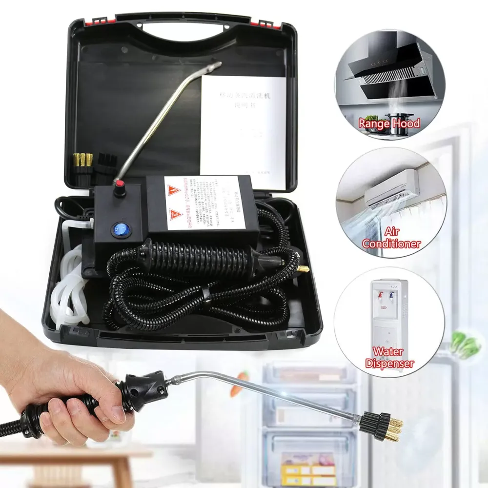 2000W stoomreiniger voor lederen ramen, hogedrukreiniger, 220V, hogedrukmachine, mobiele automatische reiniging