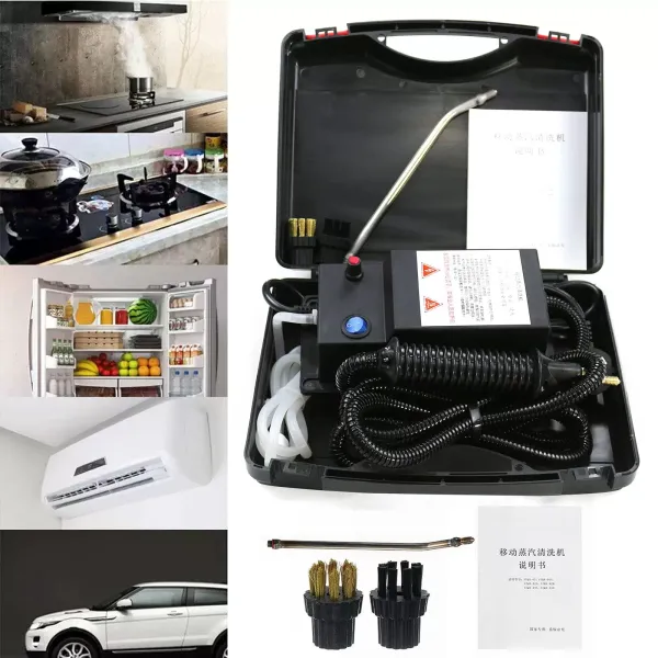 2000W stoomreiniger voor lederen ramen, hogedrukreiniger, 220V, hogedrukmachine, mobiele automatische reiniging