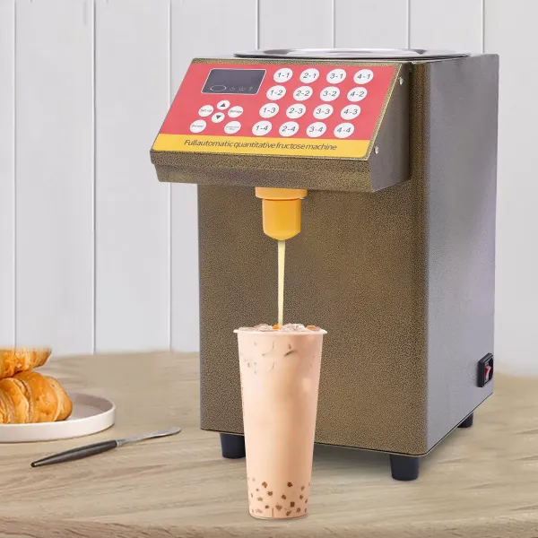 Automatische Fructose Dispenser Siroop Dispenser 400W Kwantitatieve Bubble Tea Fructose Machine 8L + Maatbeker