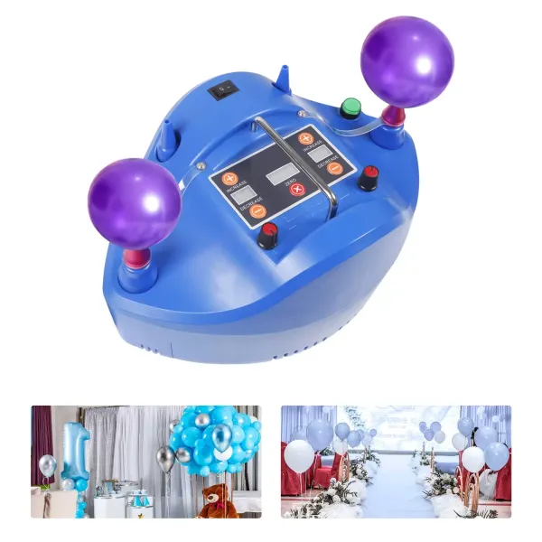 1200W elektrische ballonpomp, balloninflator, draagbare inflator, voor feest, bruiloft, verjaardag, reclame en festivaldecoratie