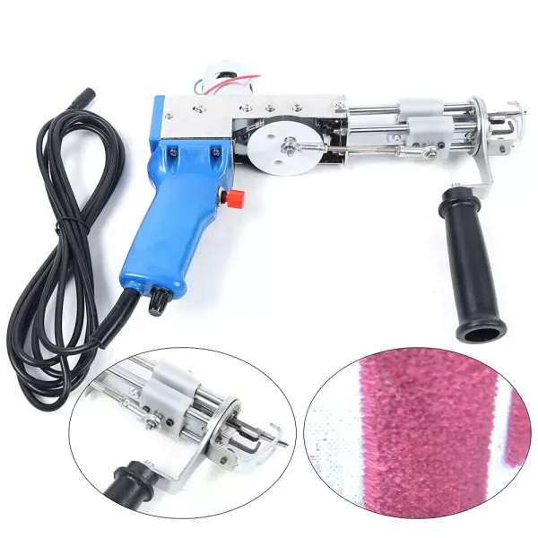 Tuftpistool Elektrische tuftmachine, tapijttrimmer, tuftpistool, handmachine voor knippen en krullen