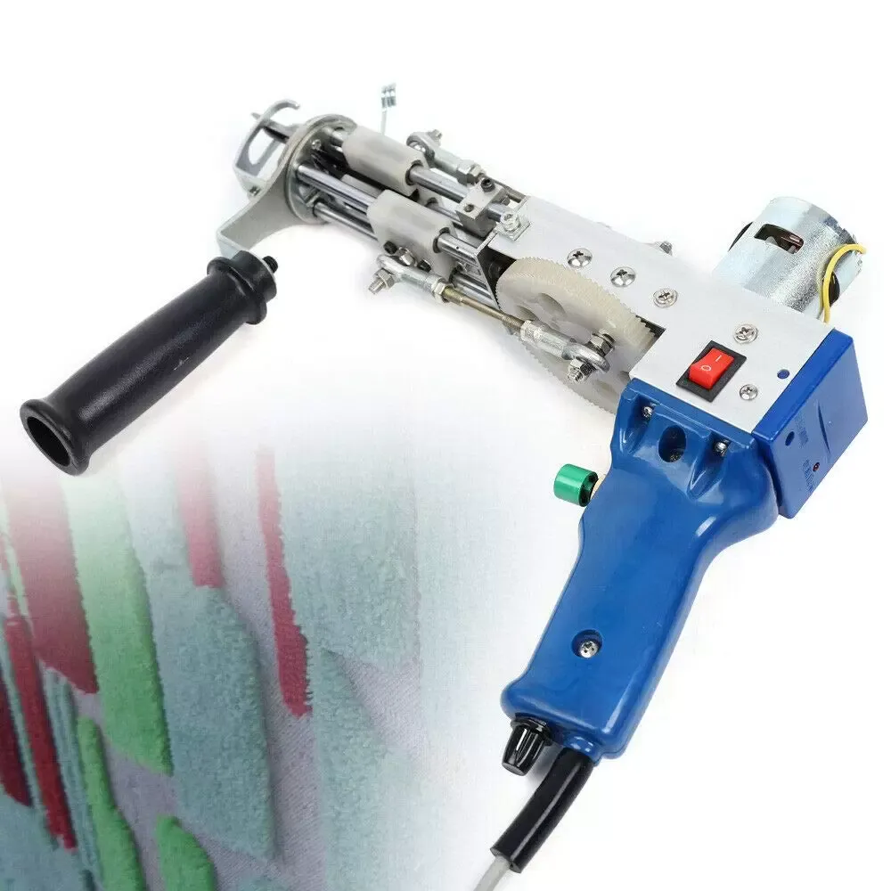 Elektrisch tapijttuftpistool Cut Flor - Duurzaam - Elektrisch tuftpistool - 5000 RPM - Elektrische tapijtsnijder - 50W - 220V