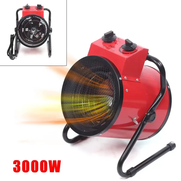 Industriële luchtverhitter 3 kW - 3000 W - 220-240 V - Elektrische verwarming - Industriële verwarming Industriële luchtverhitter 3 kW - 3000 W - 220-240 V - Elektrische verwarming - Industriële verwarming