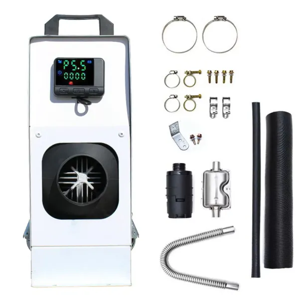 Dieselverwarmer - 5000W 12V dieselluchtverwarmer Autoverwarmer met LCD-scherm Dieselverwarmer voor vrachtwagencamper Dieselverwarmer - 5000W 12V dieselluchtverwarmer Autoverwarmer met LCD-scherm Dieselverwarmer voor vrachtwagencamper