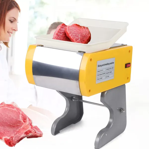Universele snijmachine van 300 W - elektrische snijmachine van 50 kg/u - voor plakjes groenten en vlees