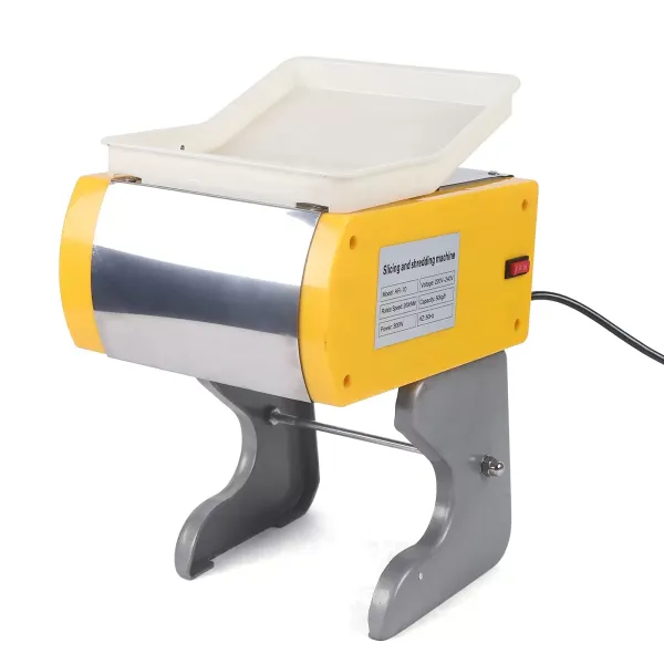Universele snijmachine van 300 W - elektrische snijmachine van 50 kg/u - voor plakjes groenten en vlees Universele snijmachine van 300 W - elektrische snijmachine van 50 kg/u - voor plakjes groenten en vlees
