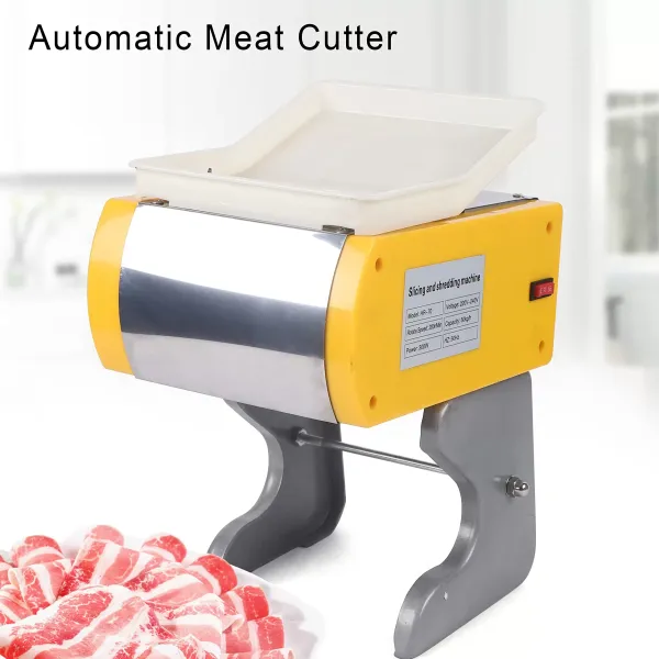 Universele snijmachine van 300 W - elektrische snijmachine van 50 kg/u - voor plakjes groenten en vlees Universele snijmachine van 300 W - elektrische snijmachine van 50 kg/u - voor plakjes groenten en vlees