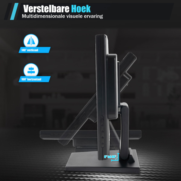 17" touchscreen - Ultra HD - 1280 x 1024 - LED-display met verkooppunten