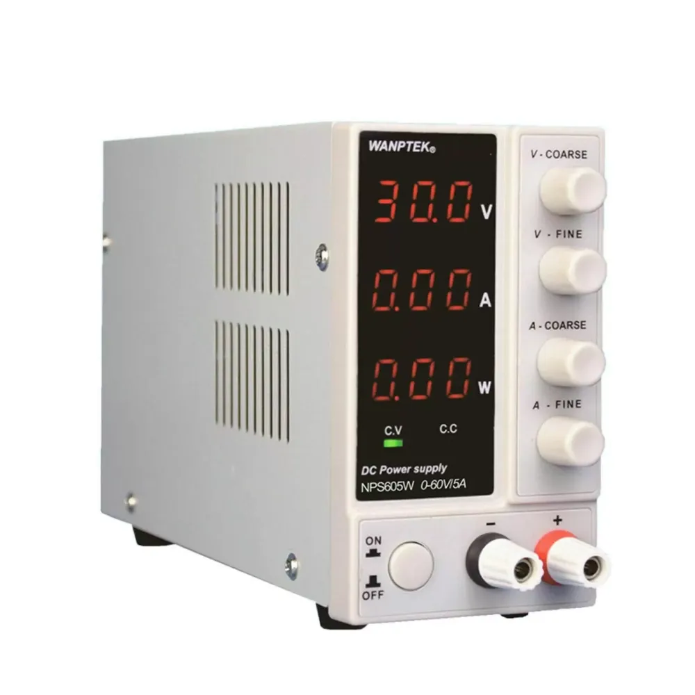 Instelbare schakelende geregelde gelijkstroomvoeding, geregelde gelijkstroomvoeding van 300 W, voor laboratoria, productielijntests en onderhoud van elektrische apparatuur