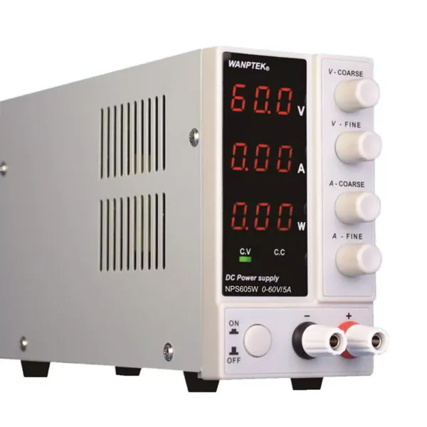 Instelbare schakelende geregelde gelijkstroomvoeding, geregelde gelijkstroomvoeding van 300 W, voor laboratoria, productielijntests en onderhoud van elektrische apparatuur