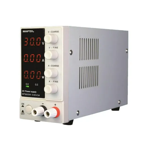 Instelbare schakelende geregelde gelijkstroomvoeding, geregelde gelijkstroomvoeding van 300 W, voor laboratoria, productielijntests en onderhoud van elektrische apparatuur Instelbare schakelende geregelde gelijkstroomvoeding, geregelde gelijkstroomvoeding van 300 W, voor laboratoria, productielijntests en onderhoud van elektrische apparatuur