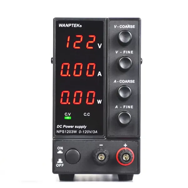 Laboratoriumvoeding 0-3A DC instelbaar gestabiliseerd schakelende voeding Stroommeetapparaat