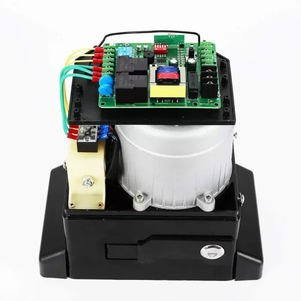 Schuifpoortmotor - 550 W - Elektrisch - 1200 kg - Met 2 afstandsbedieningen en 6 rekken